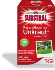 SUBSTRAL Rasendünger mit Unkrautvernichter