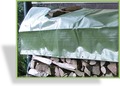 Holz-Abdeckplane